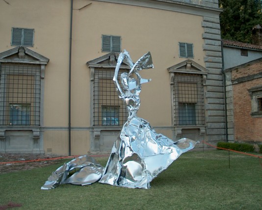 2003, venere, cm 400x440x352, alluminio saldato, Palazzo, Albizzini, Città di Castello (Pg) 2003
